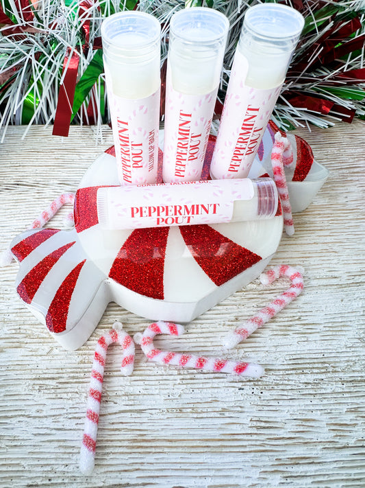 MistleGlow Holiday Collection: Tallow Lip Balms