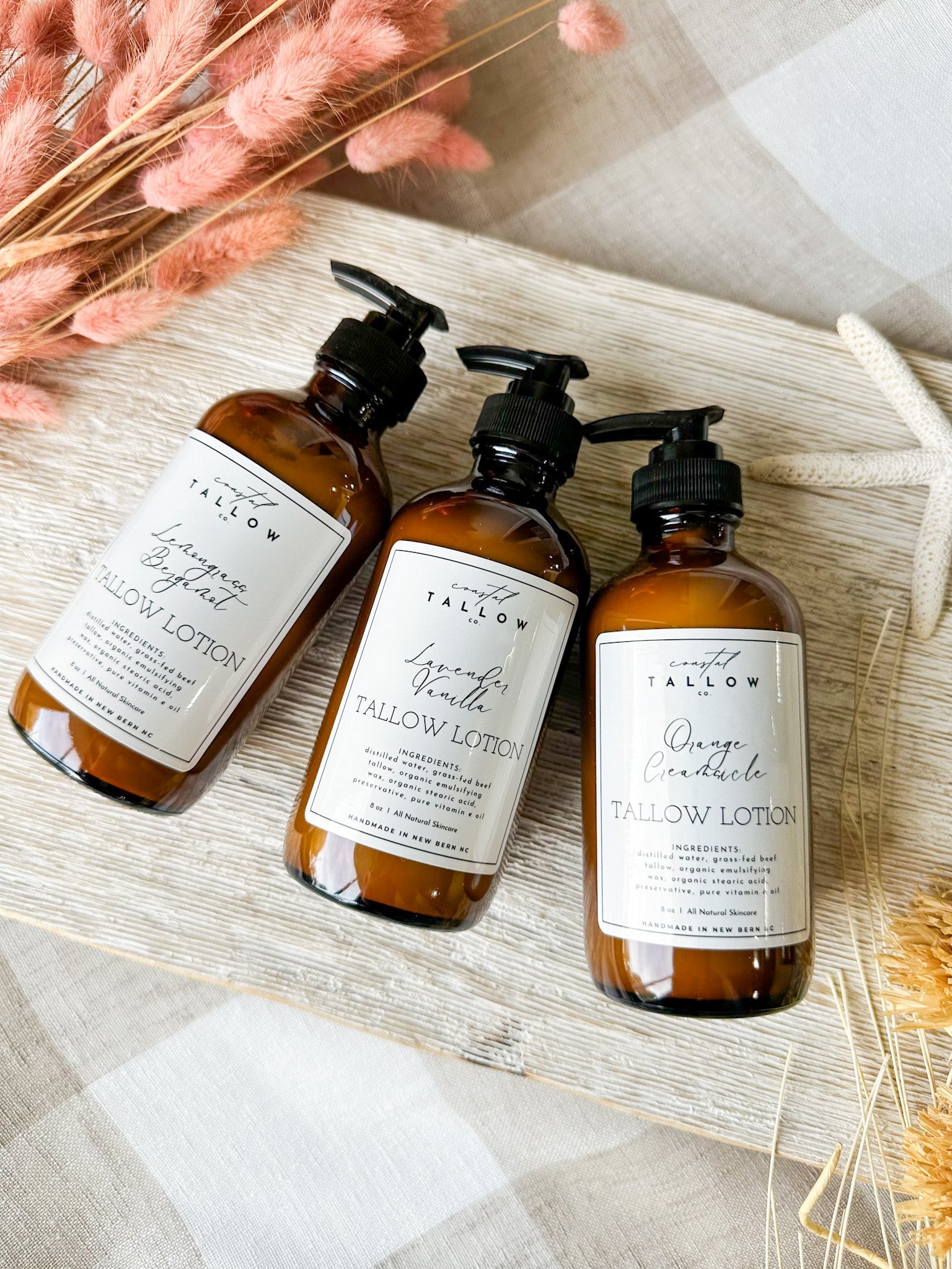 Lightweight Tallow Lotions