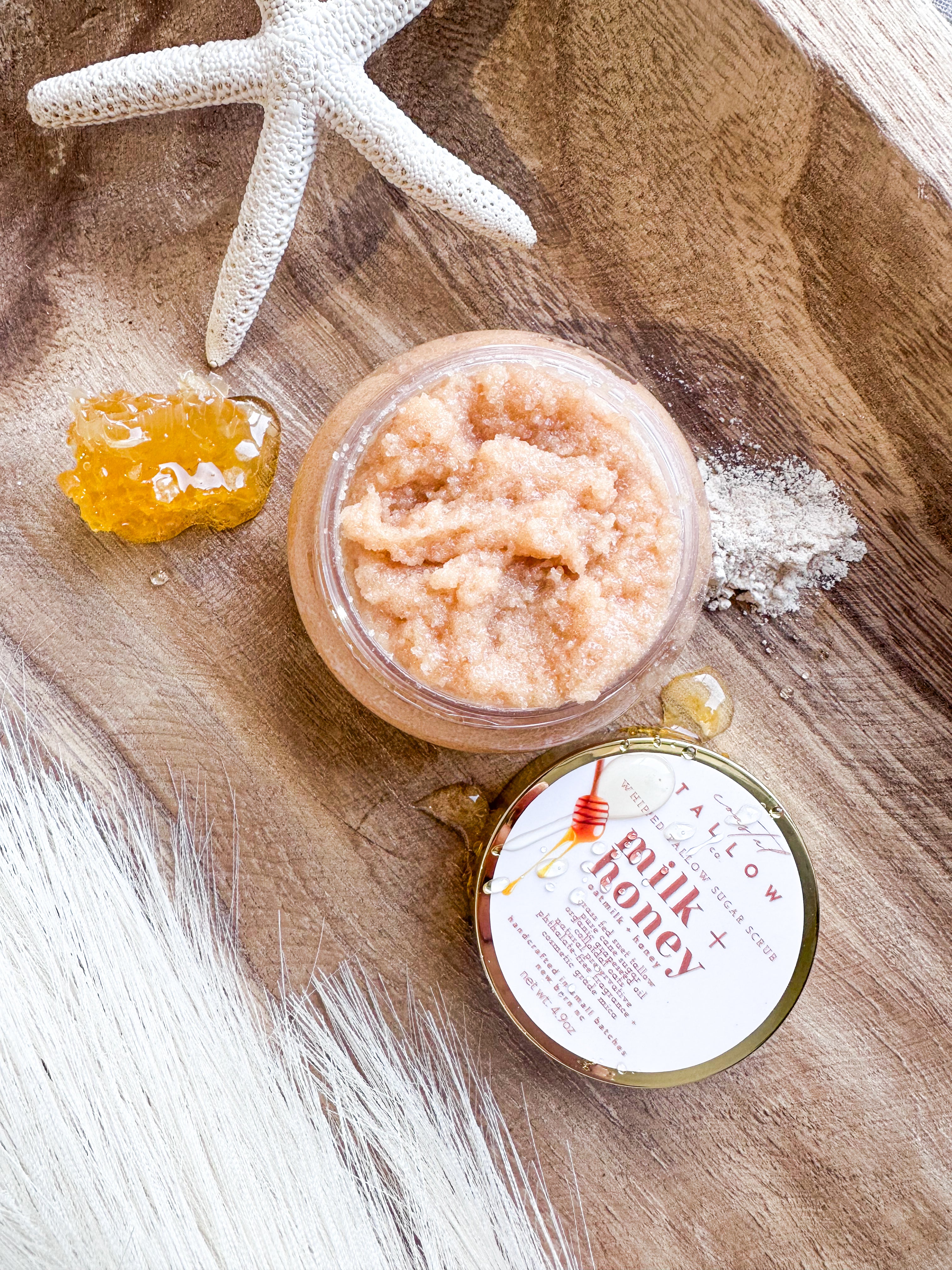 Milk + Honey Whipped Tallow Sugar Scrub