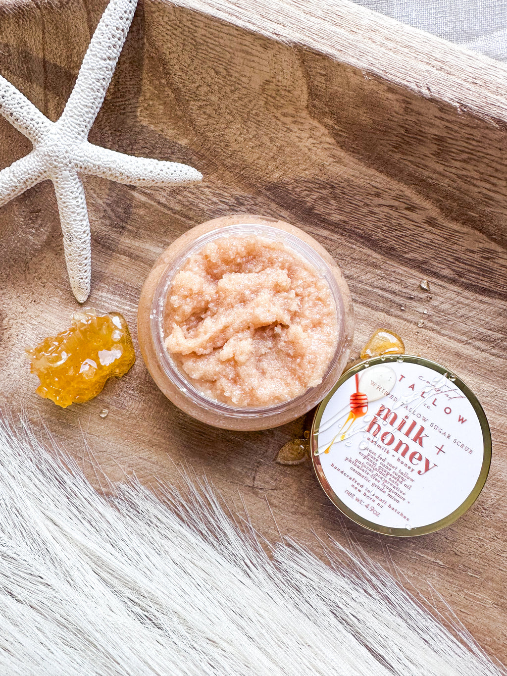 Milk + Honey Whipped Tallow Sugar Scrub