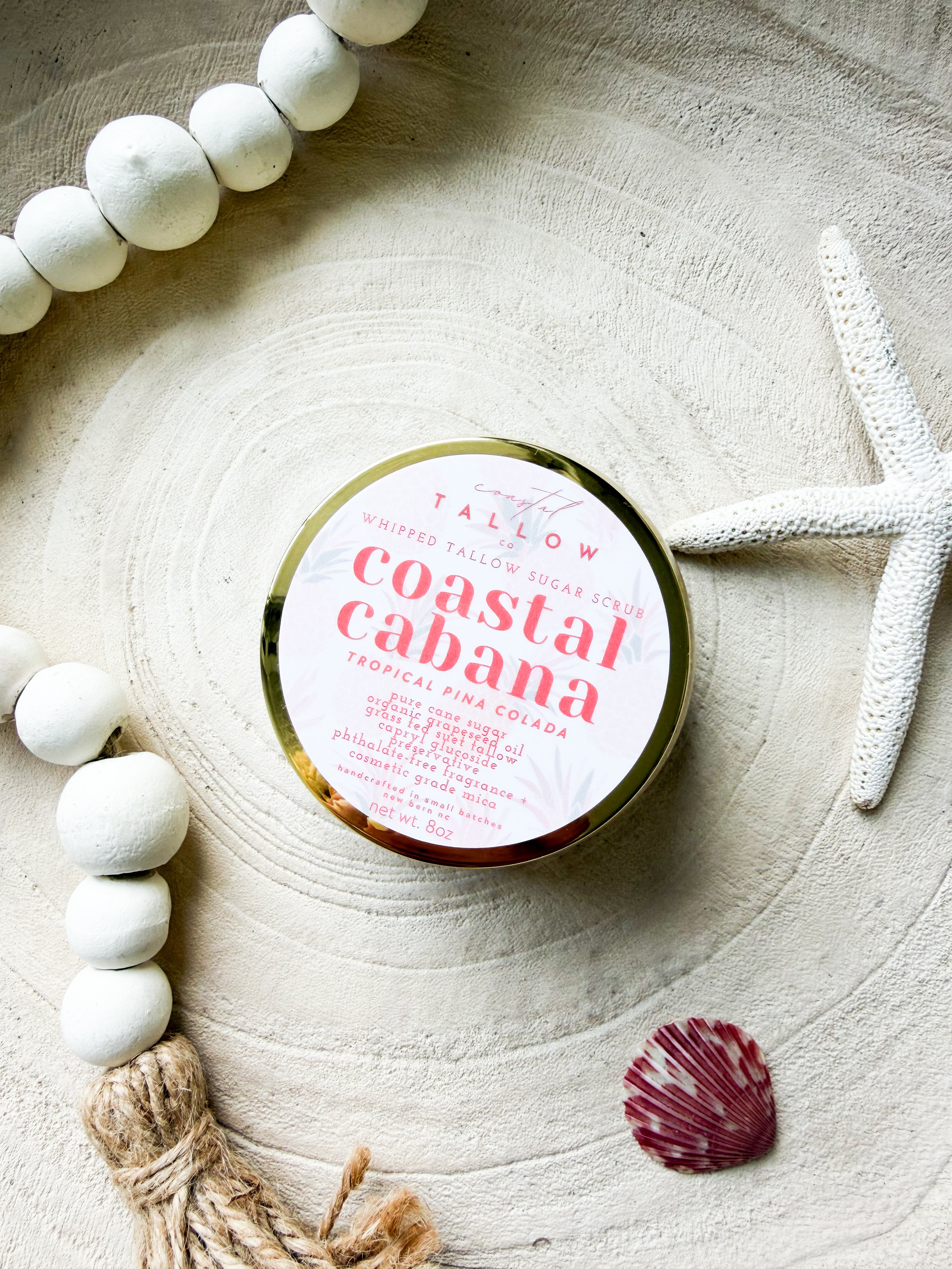 Coastal Cabana Whipped Tallow Sugar Scrub