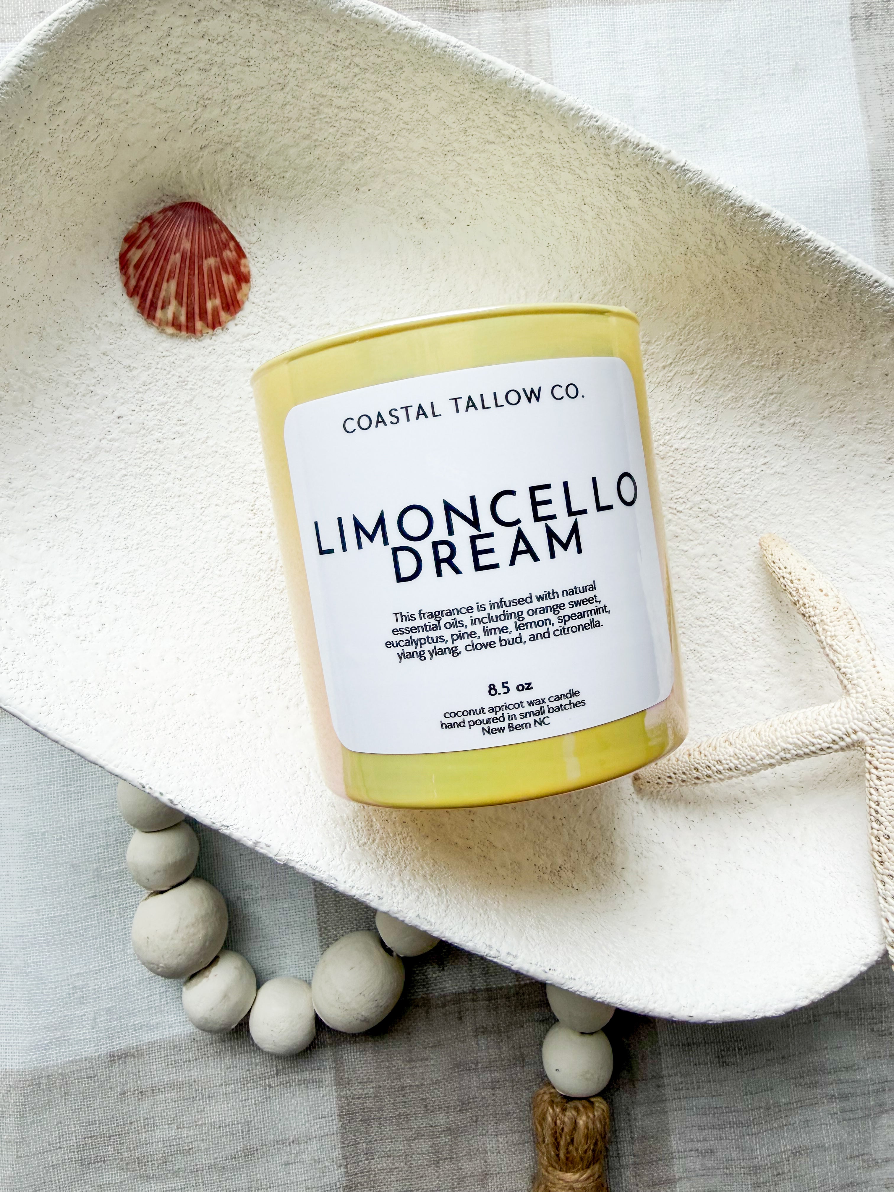 Limoncello Dream Candle I Coconut Apricot Wax
