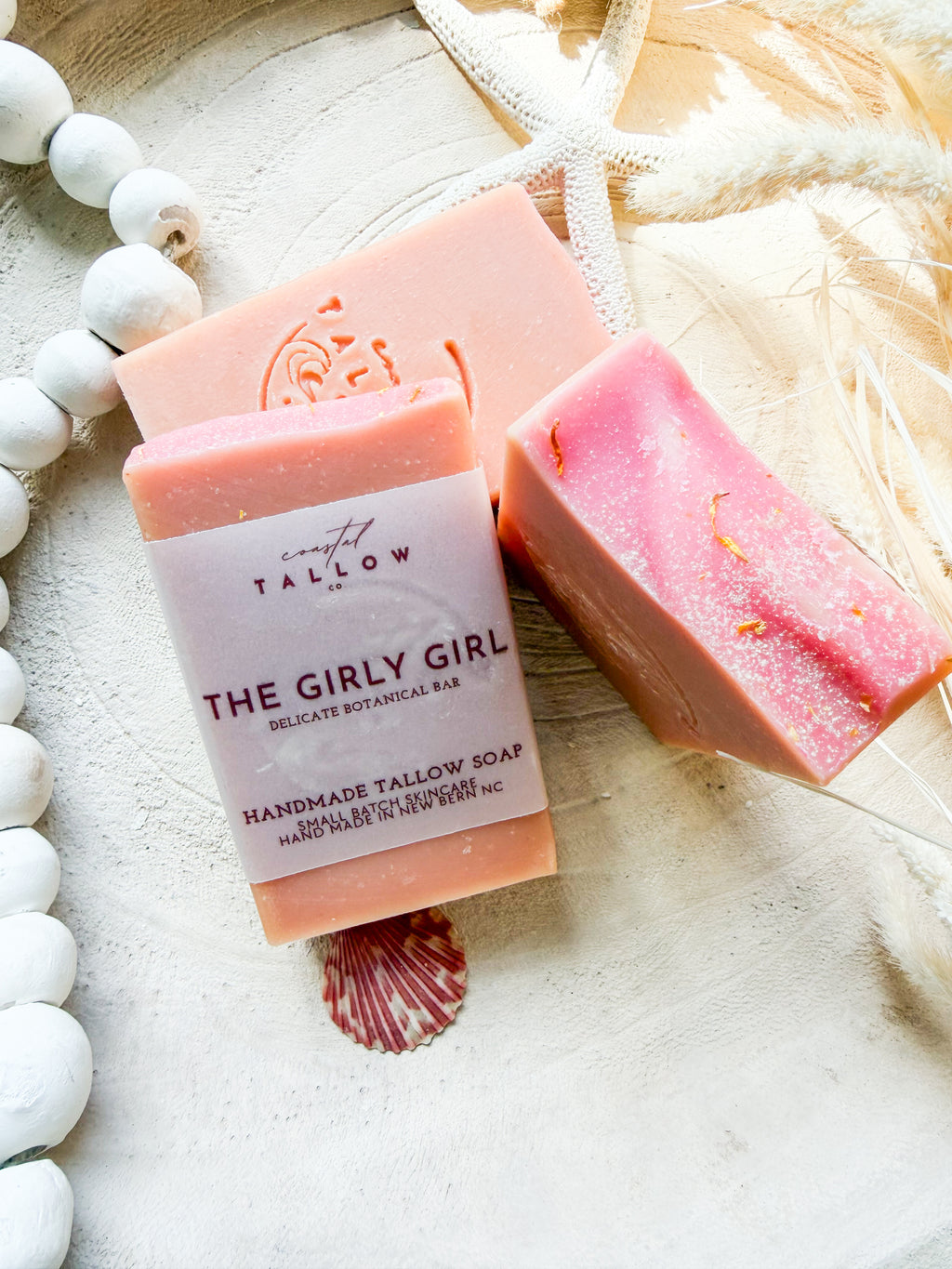 The Girly Girl Botanical Bar I Handmade Tallow Soap