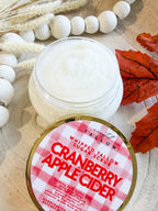 Cranberry Apple Cider Whipped Tallow Sugar Scrub