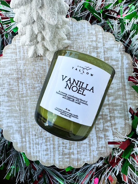 Vanilla Noel Apricot + Coconut Wax Candle