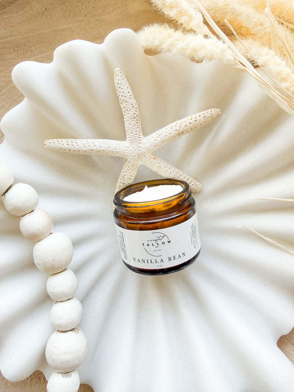 Infused Vanilla Bean Whipped Tallow Cream