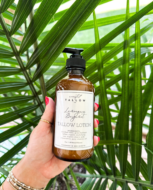 Tallow Lotion - Lemongrass Bergamot