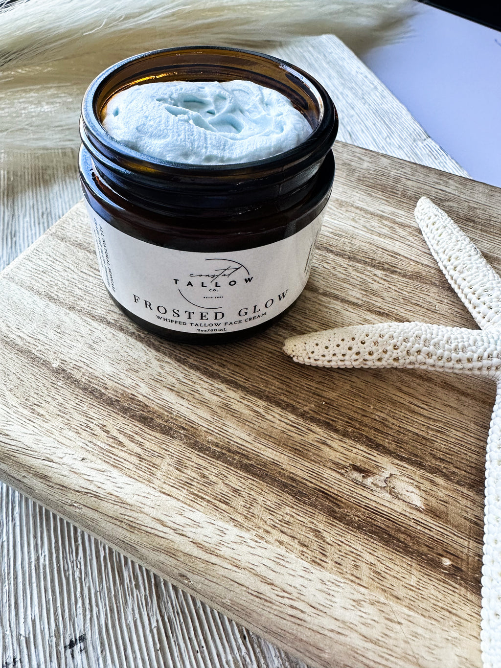 Frosted Glow Blue Tansy Whipped Tallow Cream