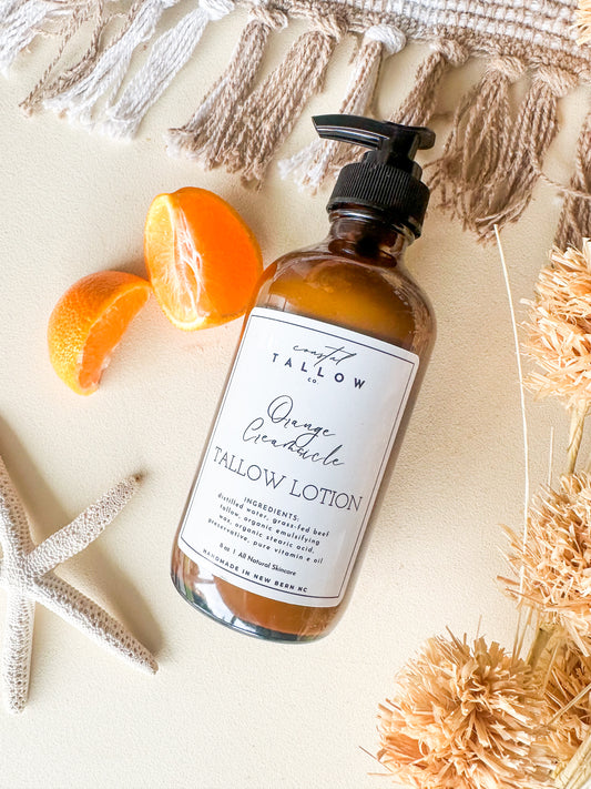 Tallow Lotion - Orange Creamsicle