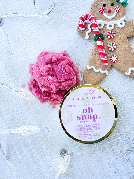 MistleGlow Holiday Collection: Oh Snap! Gingerbread Sugar Scrub