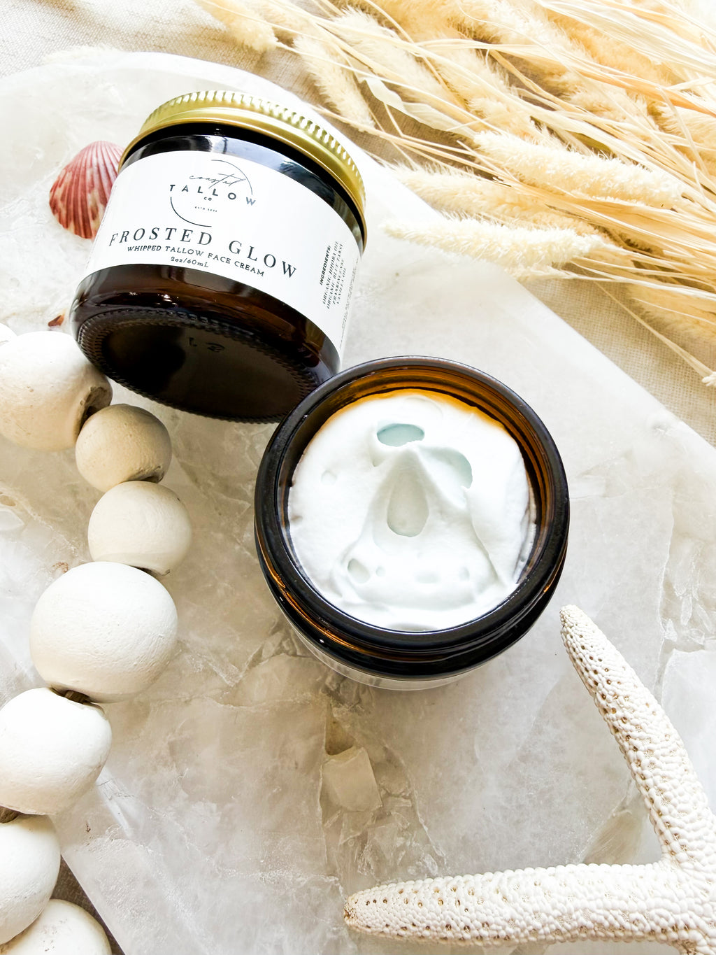 Frosted Glow Blue Tansy Whipped Tallow Cream