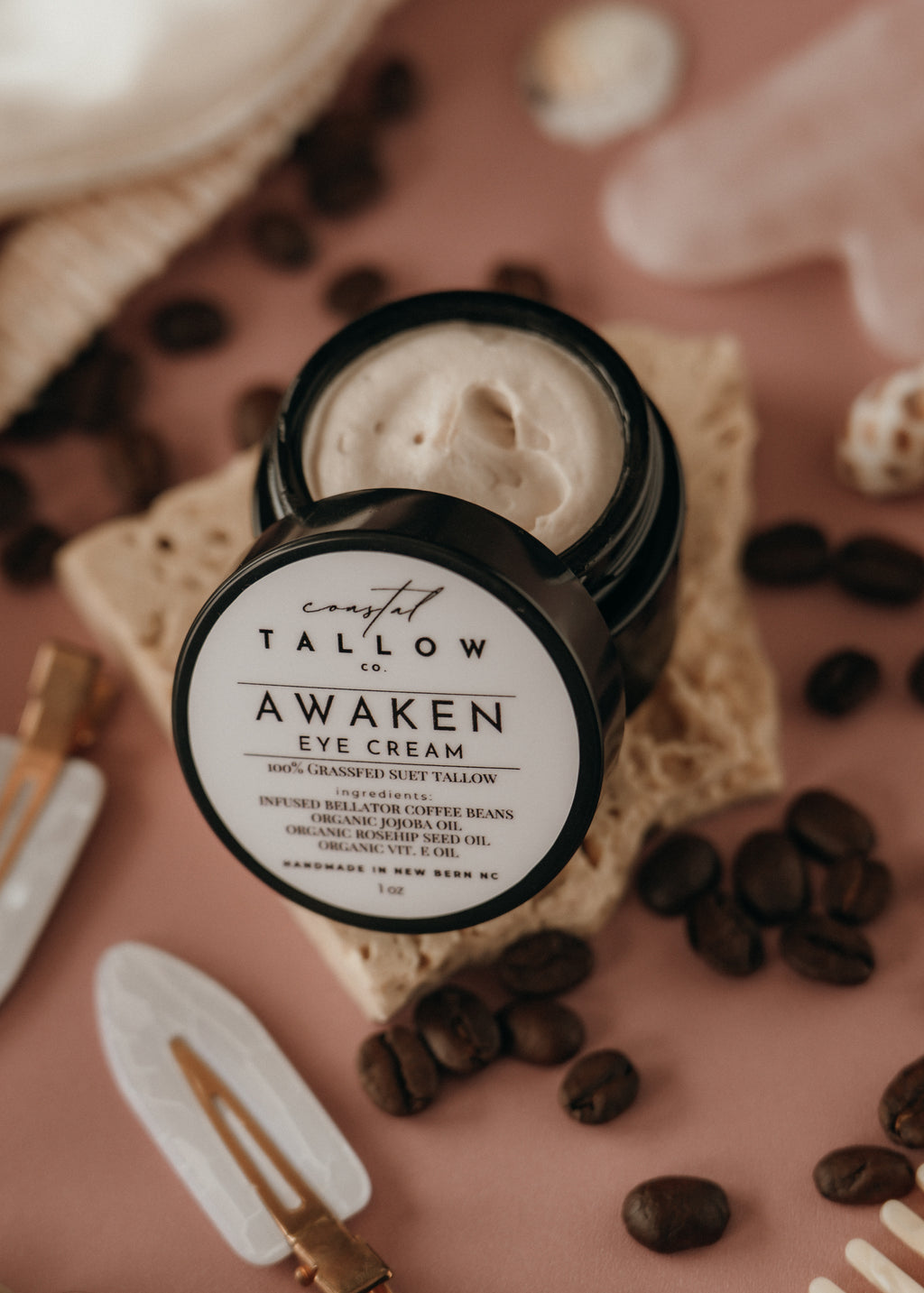 AWAKEN Coffee Infused Whipped Tallow Eye Cream