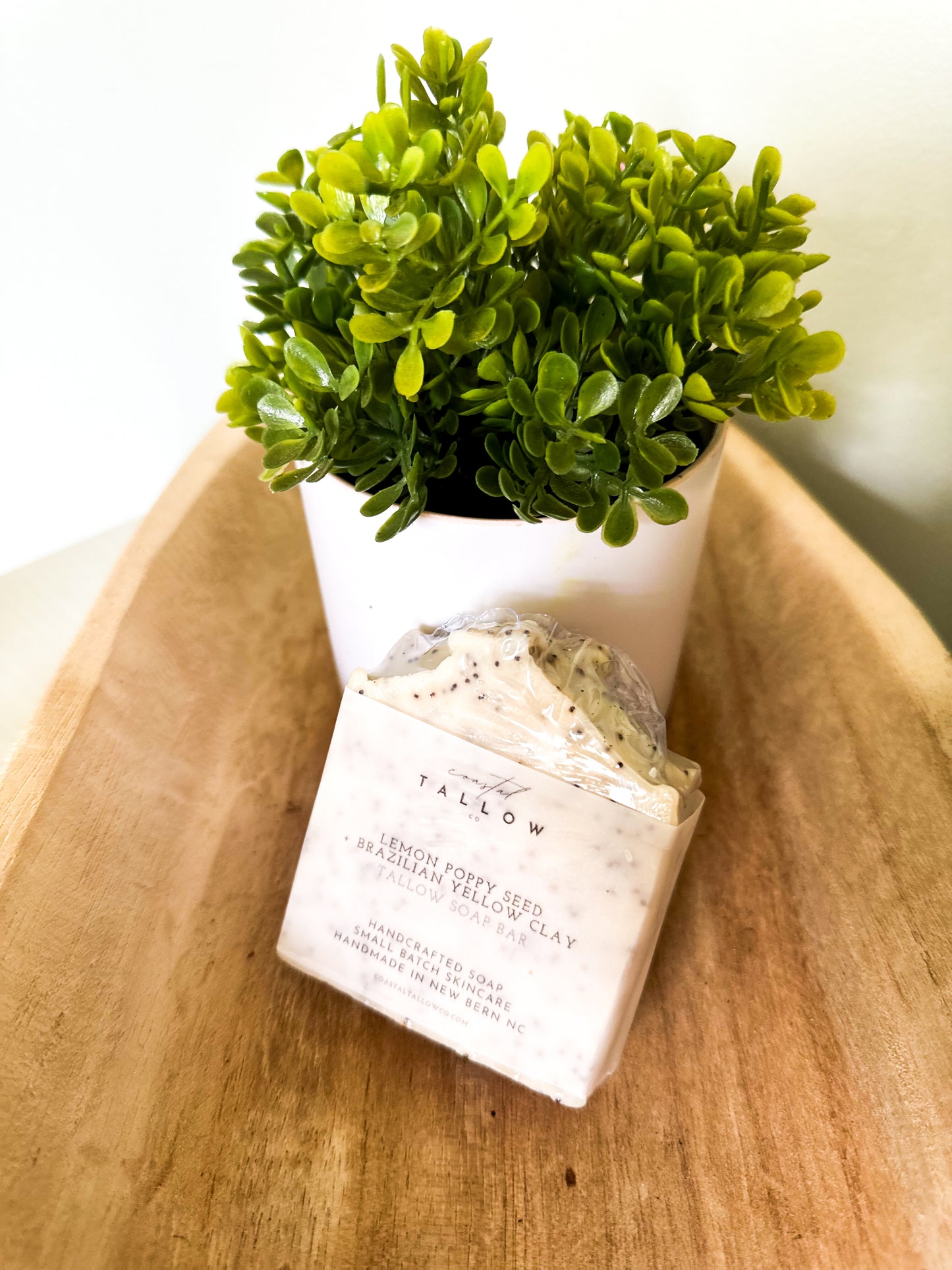 Lemon Poppyseed Tallow Soap Bar