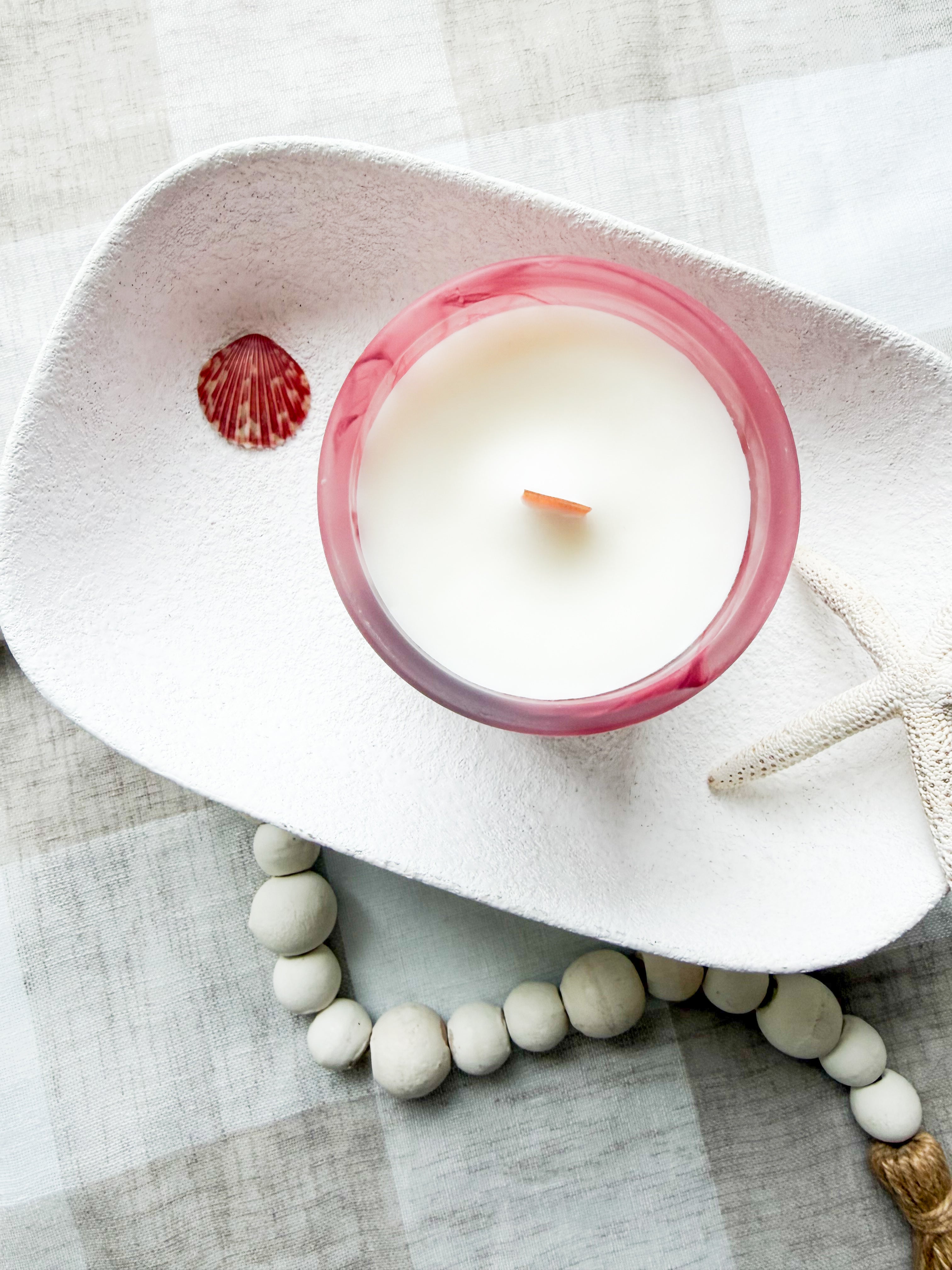 Peach Bellini Bloom Candle I Coconut Apricot Wax