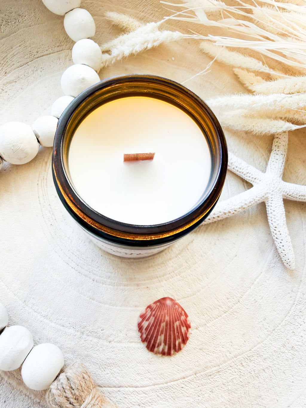 Coconut Apricot Wax I Wood Wick Candles