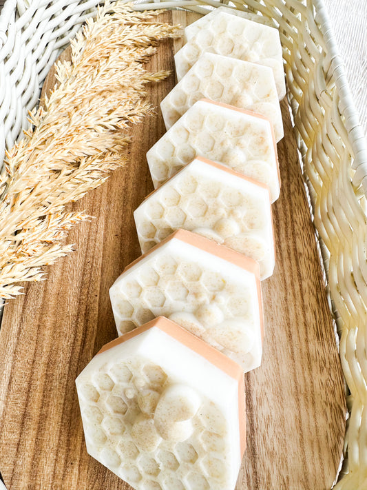 Goat Milk Soap - Honeycomb Oatmilk + Honey