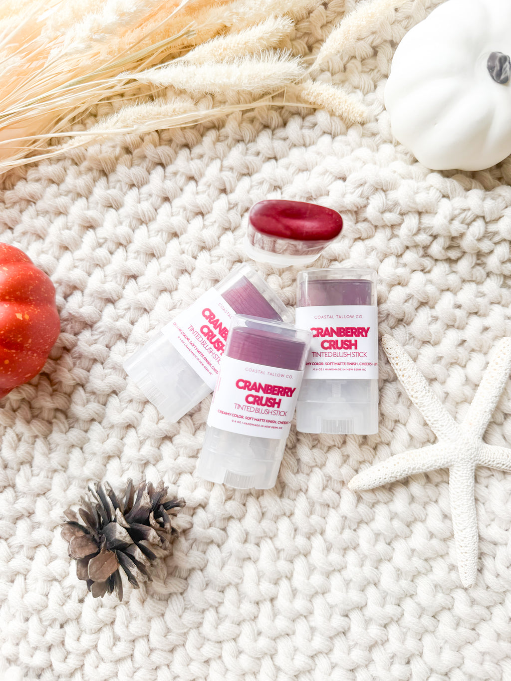 Cranberry Crush Tinted Tallow Blush Stick