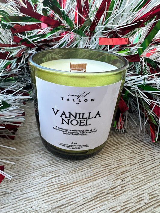 Vanilla Noel Apricot + Coconut Wax Candle