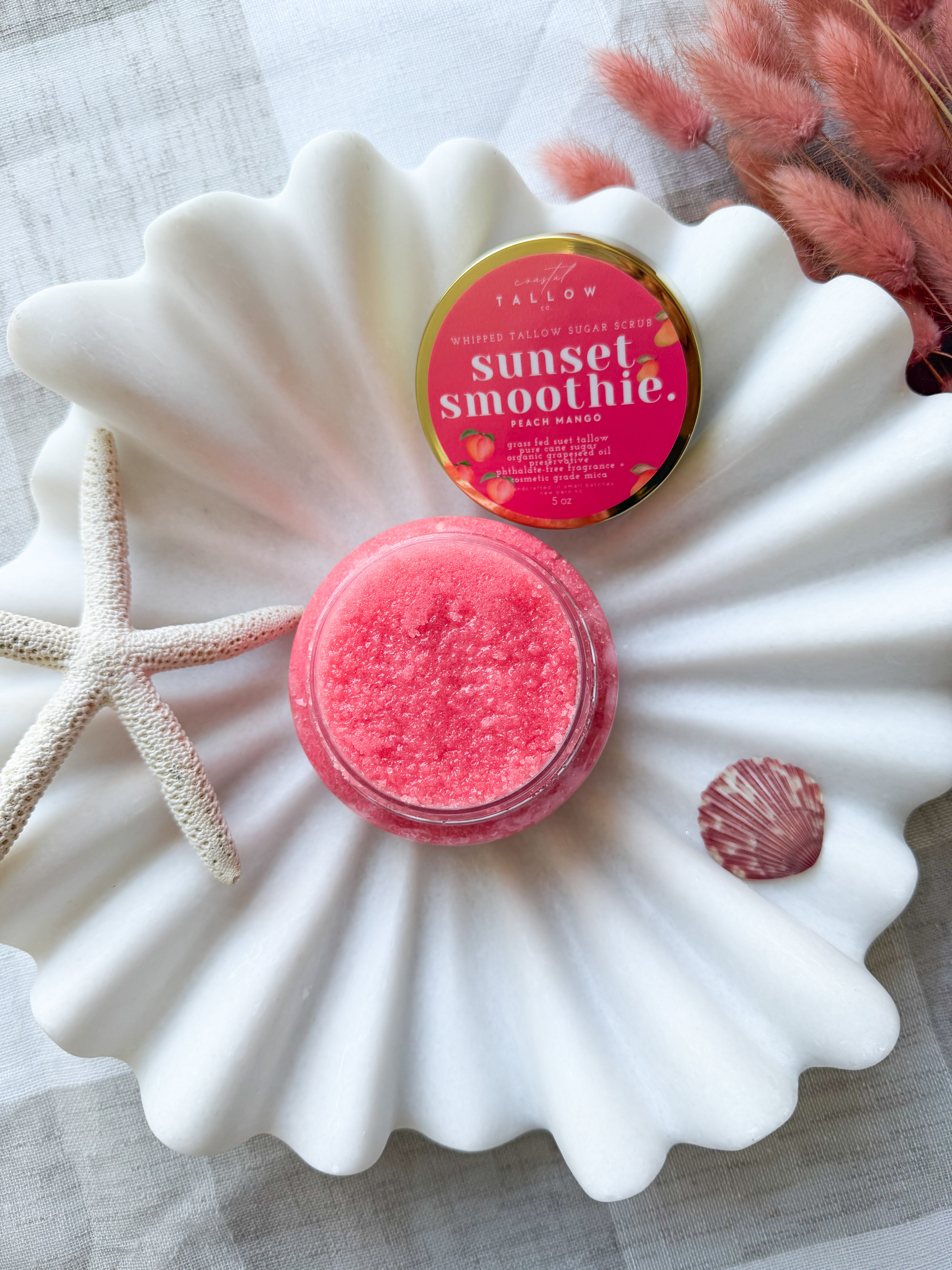 Sunset Smoothie Whipped Tallow Sugar Scrub