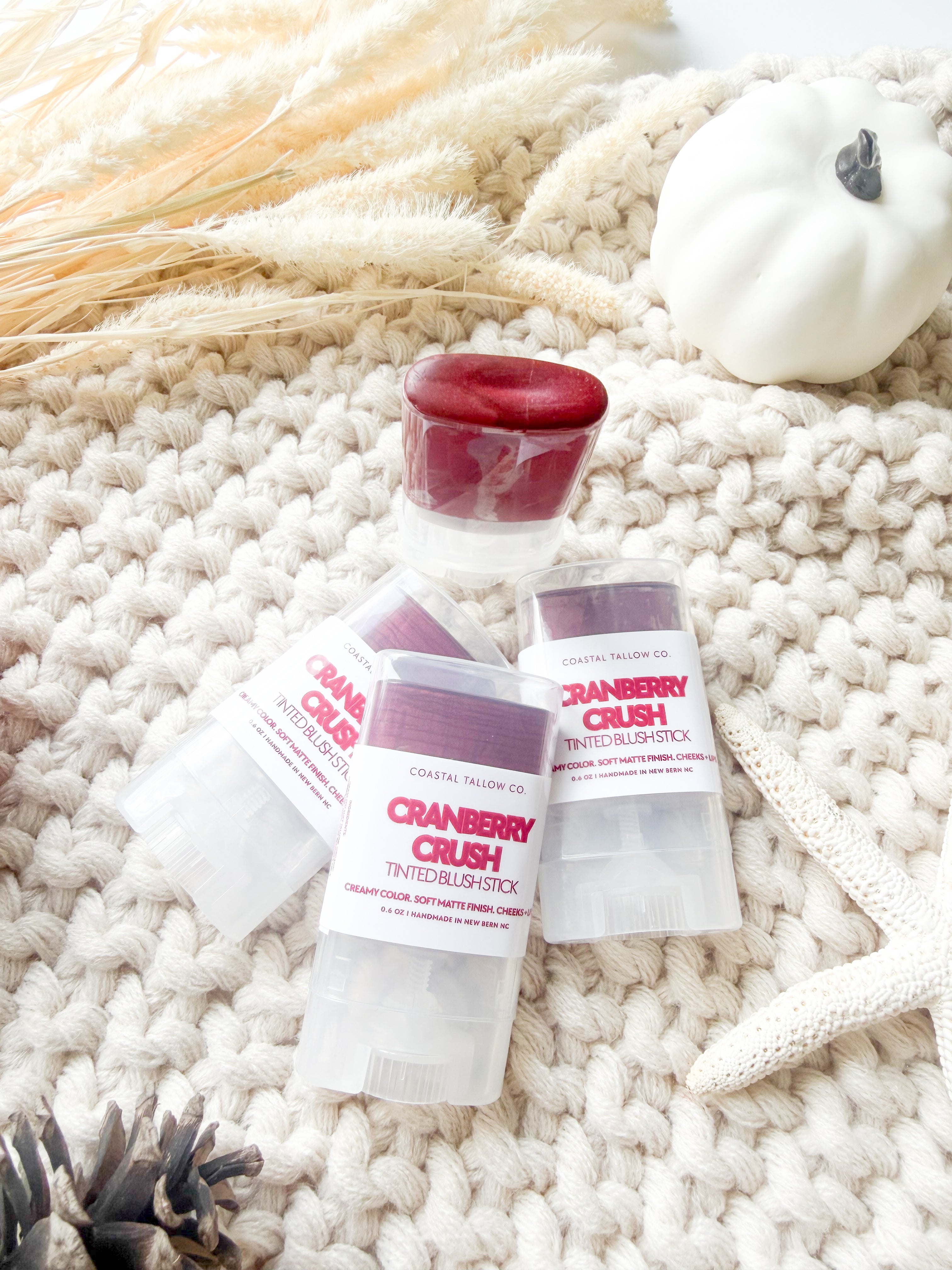 Cranberry Crush Tinted Tallow Blush Stick