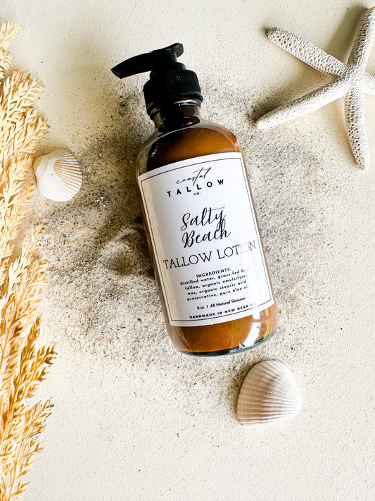 Exclusive August Tallow Lotion - Salty Beach