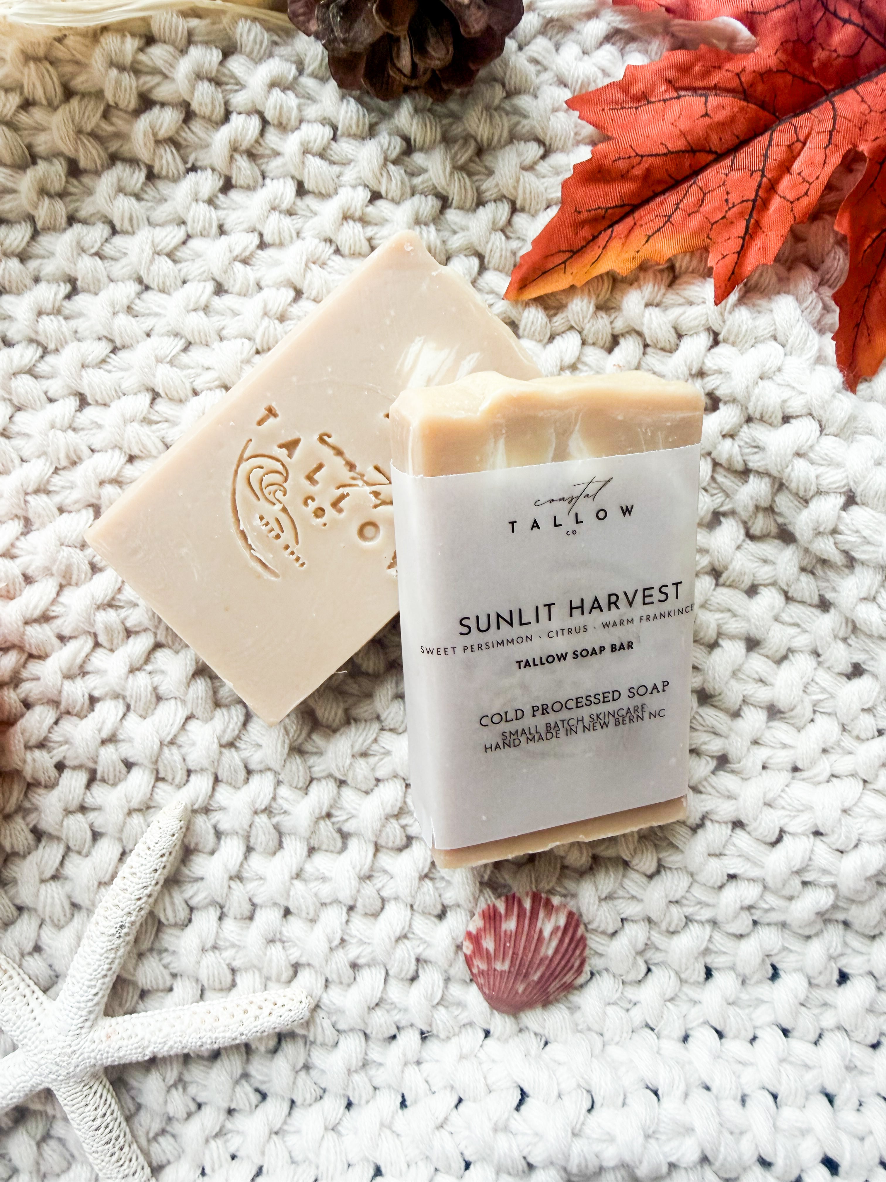 Sunlit Harvest I Cold Processed Tallow Soap Bar