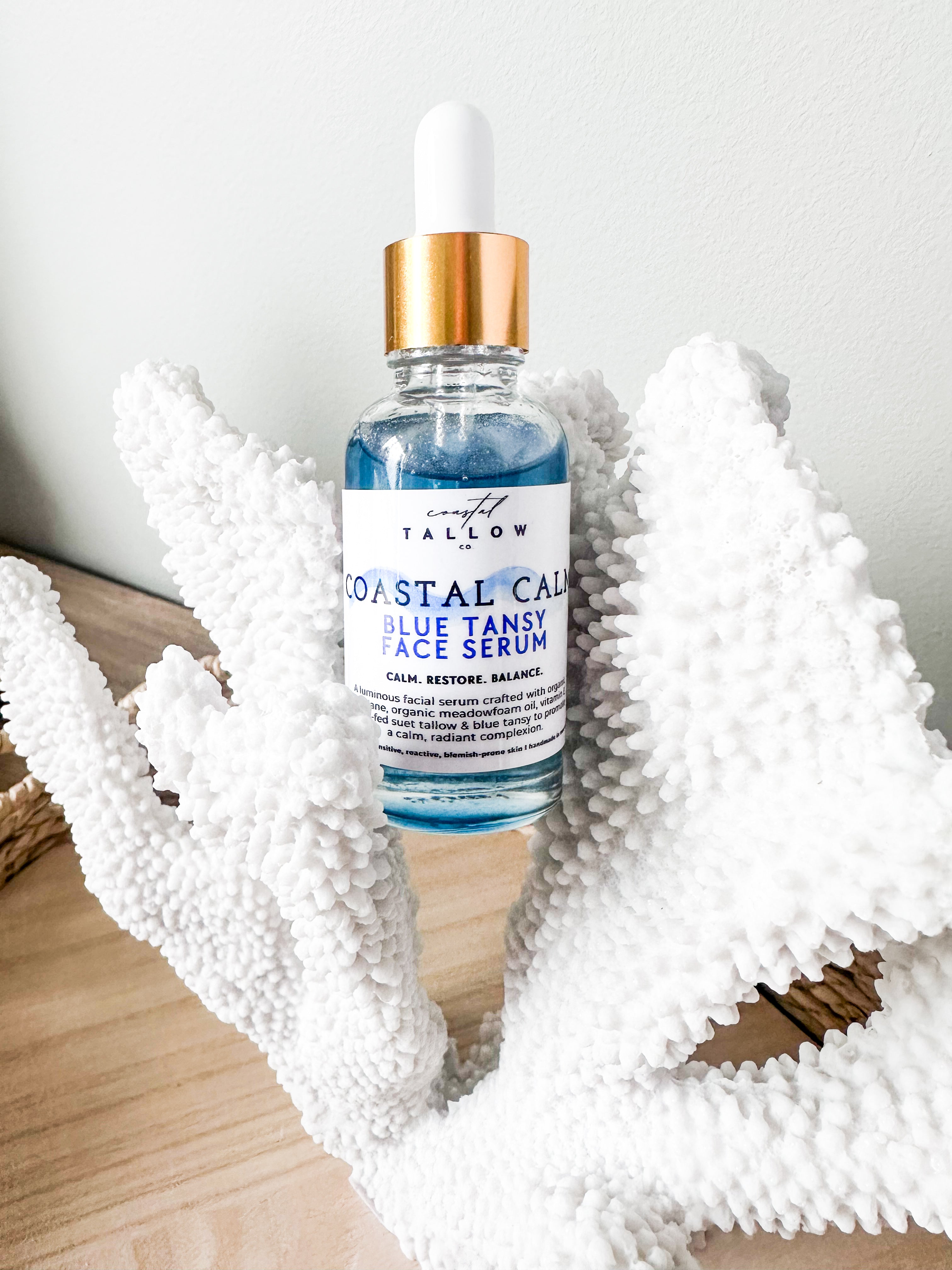 Coastal Calm Blue Tansy Face Serum