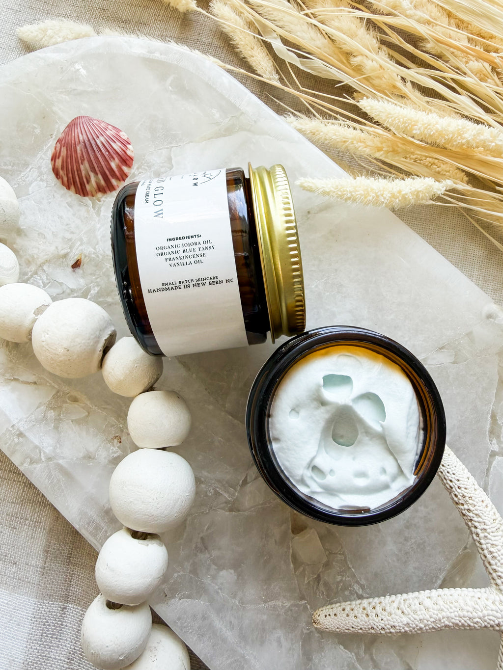 Frosted Glow Blue Tansy Whipped Tallow Cream