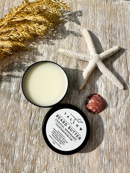 Tallow Beard Butter - Coastal Mahogany
