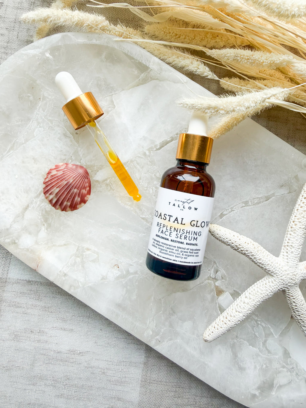 Coastal Glow Tallow Face Serum