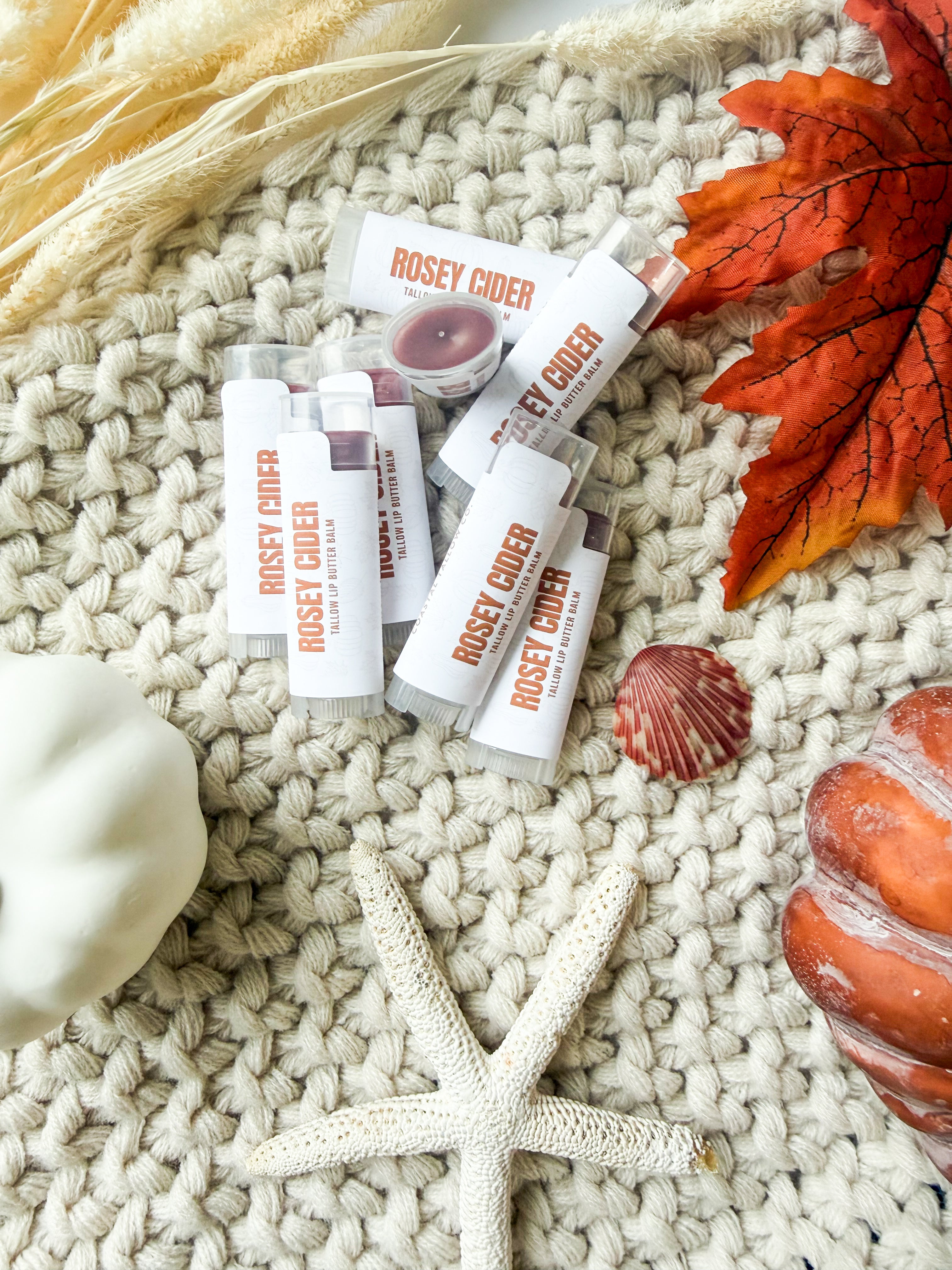 Rosey Cider Tinted Tallow Lip Butter