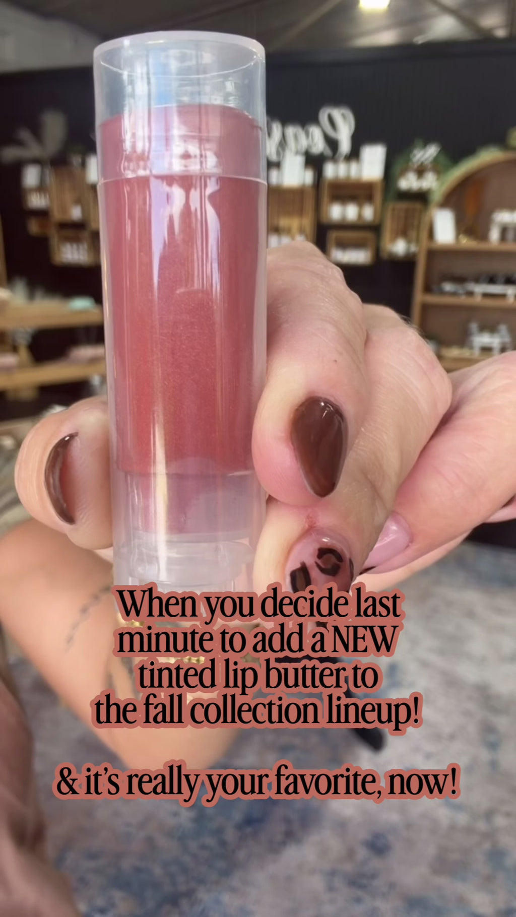 Rosey Cider Tinted Tallow Lip Butter